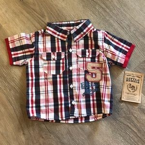 Boys Plaid Shirt (New)